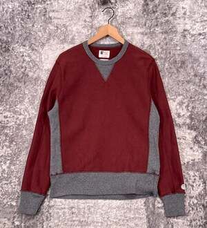 Champion x Todd Snyder Reverse Weave Sweatshirt Medium Mens Red Two Tone